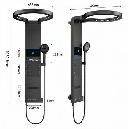 Colonne douche thermostatique - finition