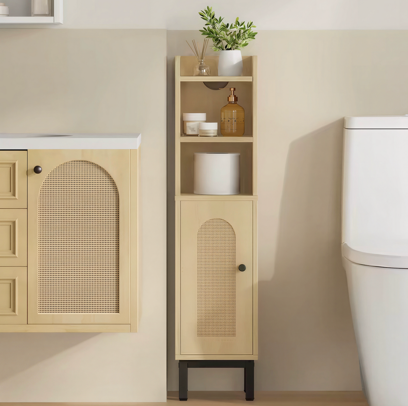 Meuble WC Vornis - vue de face