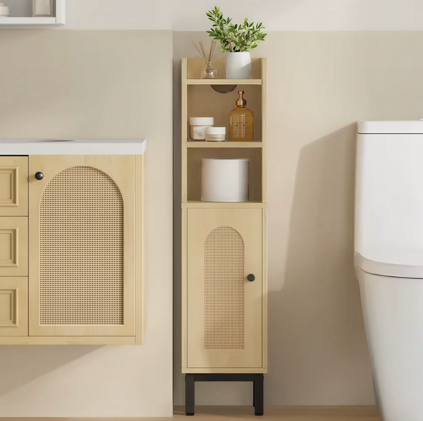 Meuble WC Vornis - vue de face
