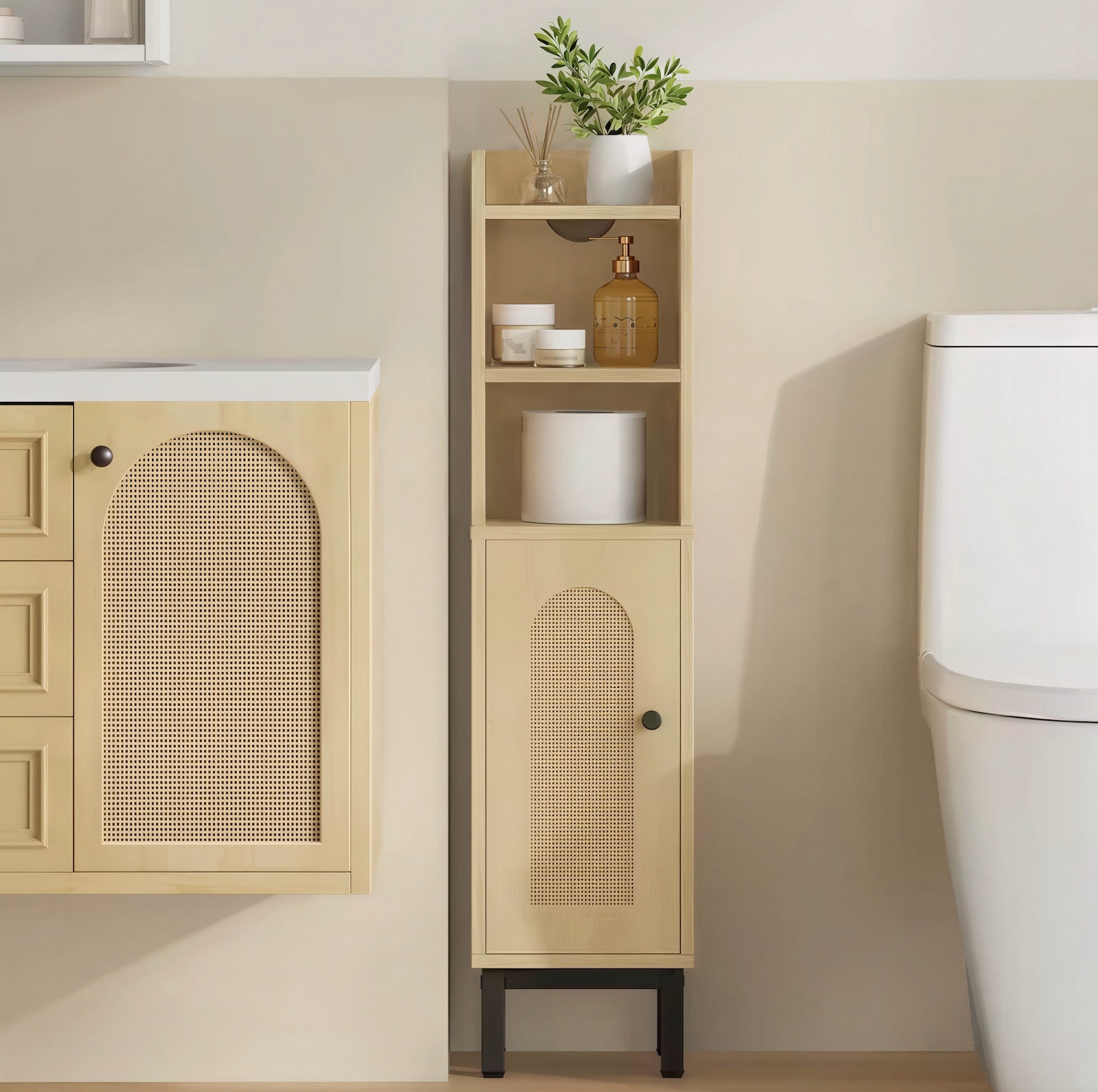 Meuble WC Vornis - vue de face