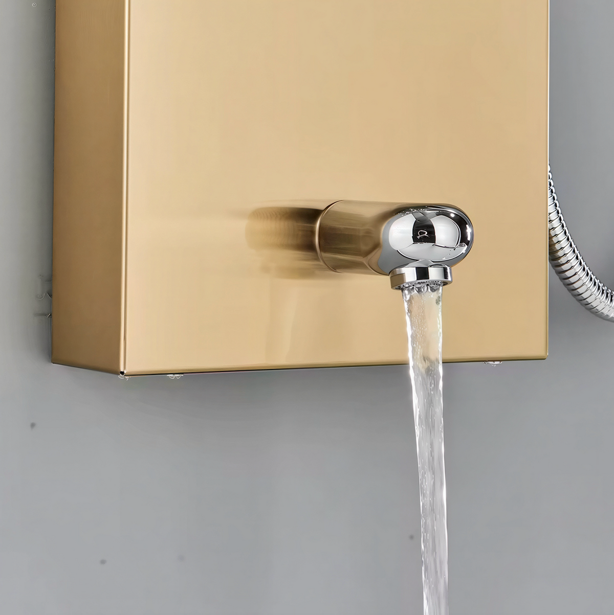 Panneau douche - vue de face