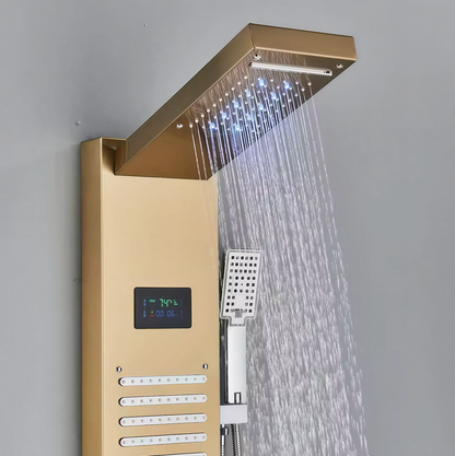 Panneau douche - détail jets