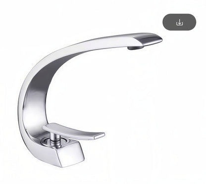 Robinet chromé salle de bain - vue principale